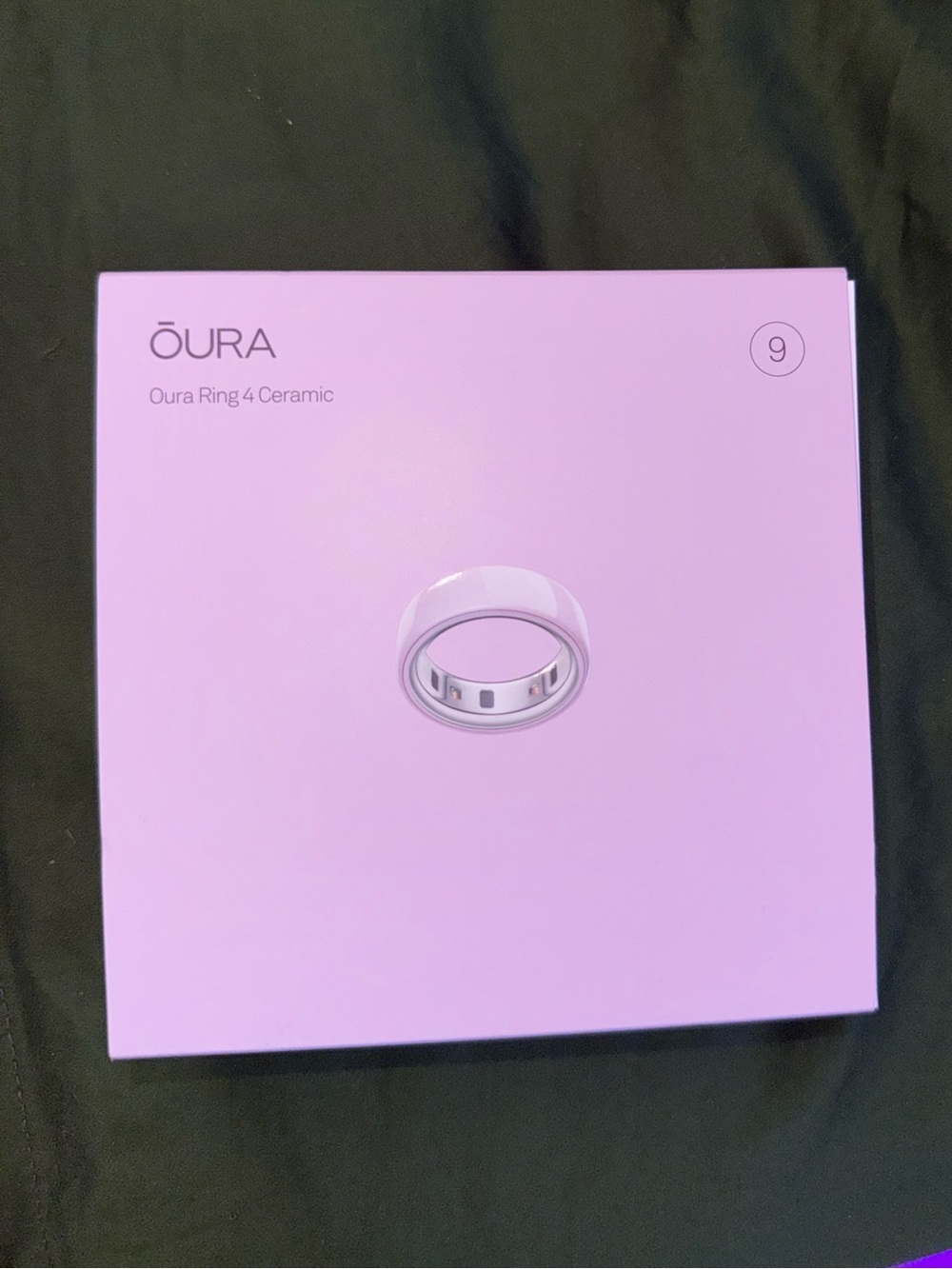 Oura Ring 4 Ceramic Petal Pink